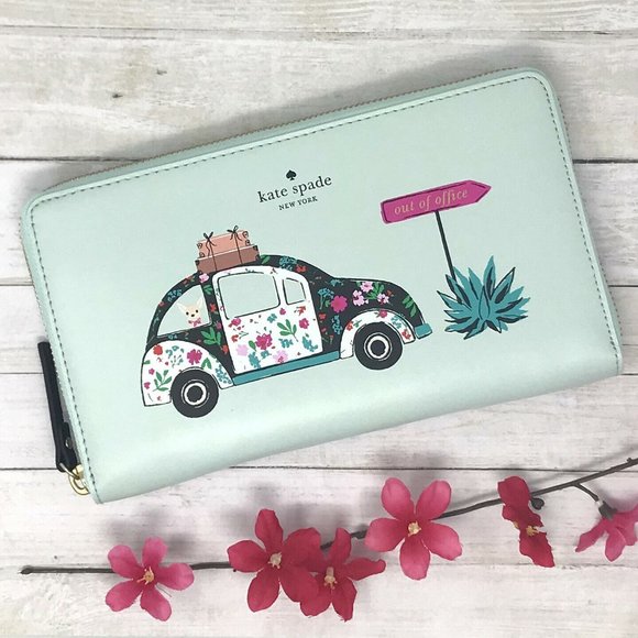 Kate Spade Out Of Office Kaden Wallet Clutch New - Picture 1 of 6